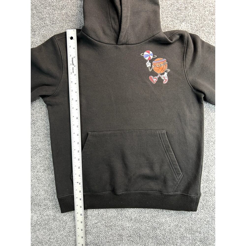 Harlem Globetrotters LCKR Hoodie Kids Hoodie Large Black Basketball Pullover - Picture 6 of 9